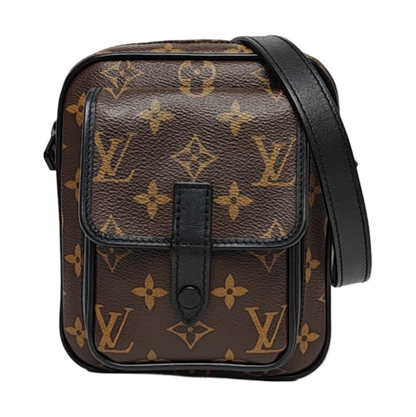 CHRISTOPHER Monogram Coated Canvas Brown