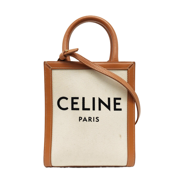 CABAS CELINE Mini Canvas White