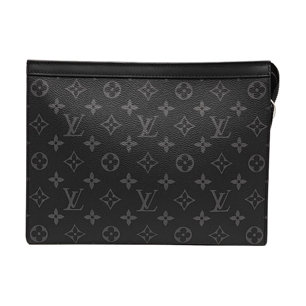 Pochette Voyag MM Monogram Coated Canvas Black