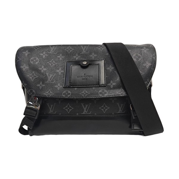 VOYAGER PM Monogram Coated Canvas Black