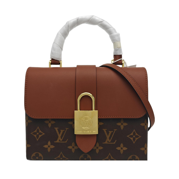 LOCKY BB Monogram Coated Canvas Brown