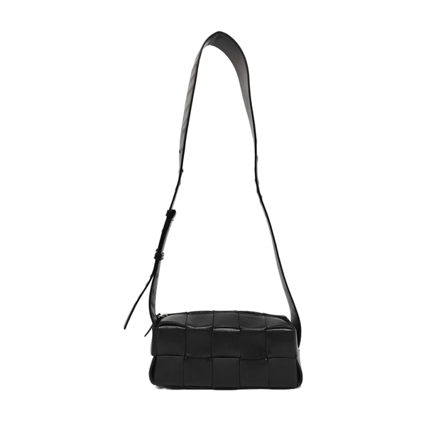 Brick Cassette Small Calfskin Black