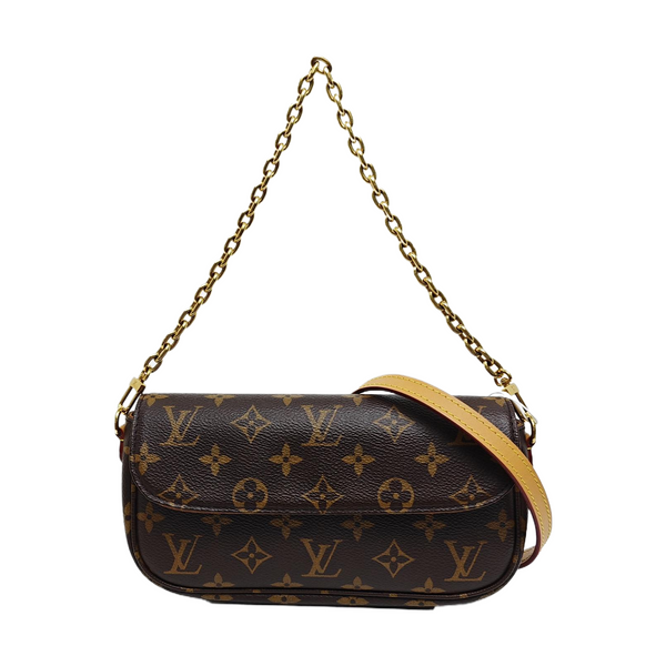 IVY Monogram Coated Canvas Brown
