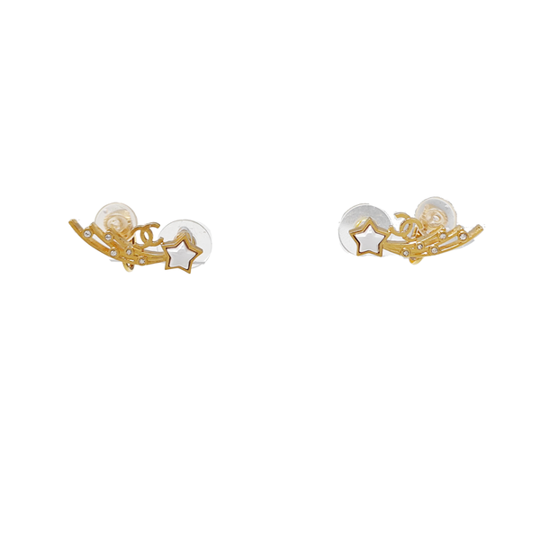 Metal Gold Stud Earrings