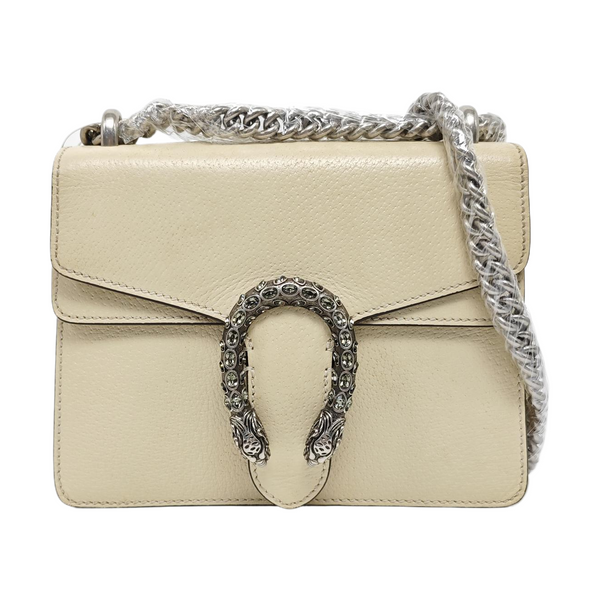 Dionysus Mini Calfskin White