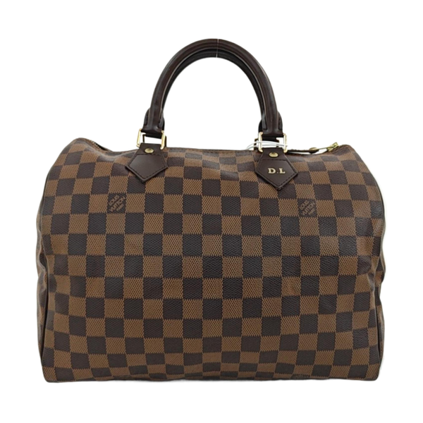 SPEEDY 30 Damier Ebene Coated Canvas Brown