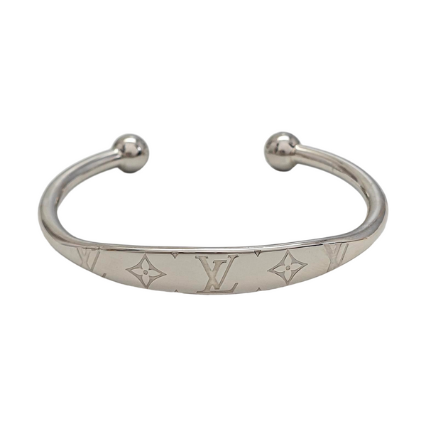 MONOGRAM Metal Silver Bangle
