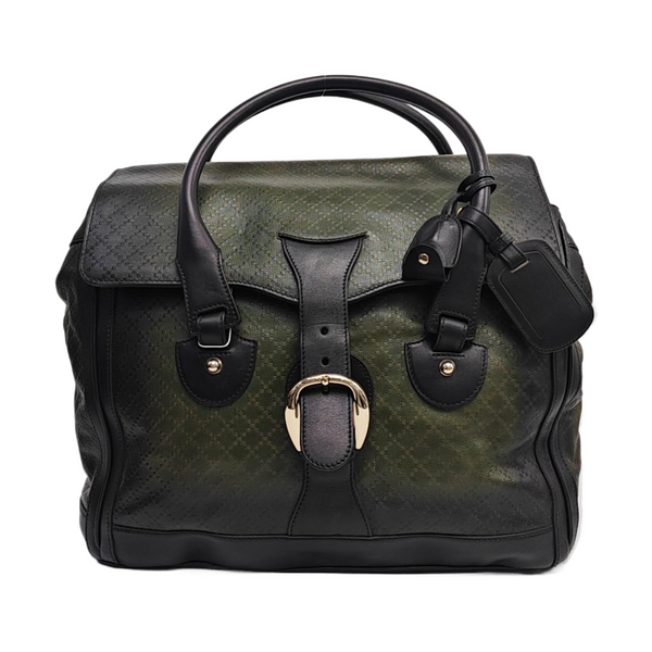 Calfskin Top Handle Bag Green