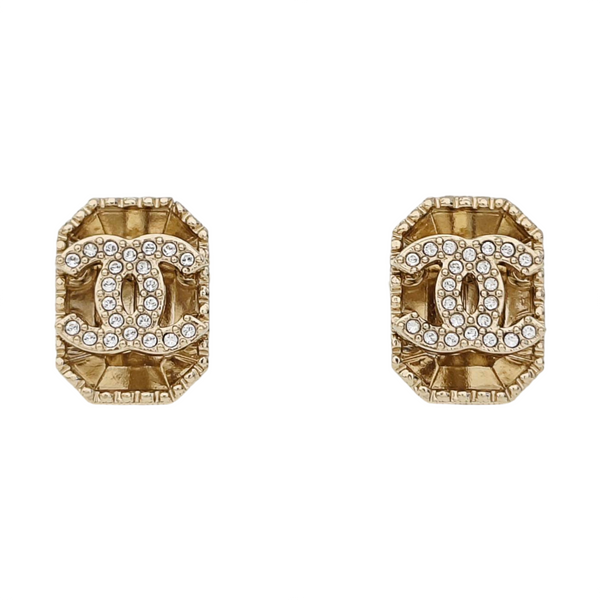 Metal Gold Stud Earrings