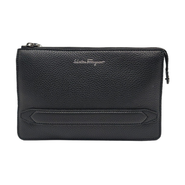 Calfskin Clutch Black