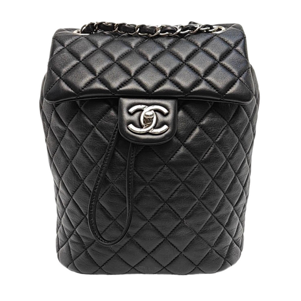 URBAN SPIRIT Small Quilted Lambskin Black