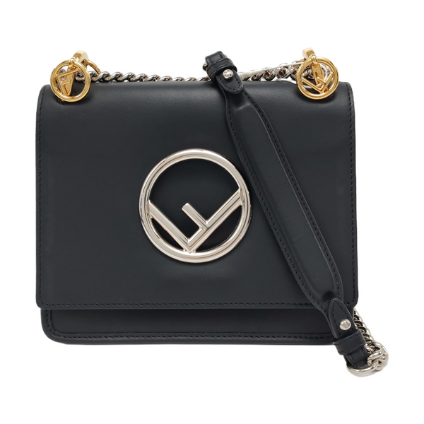 Kan I F Small Calfskin Black