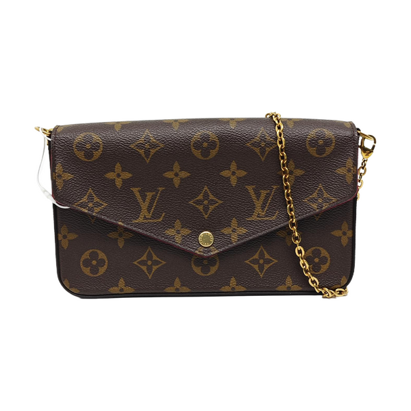 FÉLICIE Monogram Coated Canvas Brown
