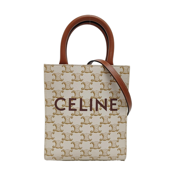 CABAS CELINE Mini Coated Canvas White