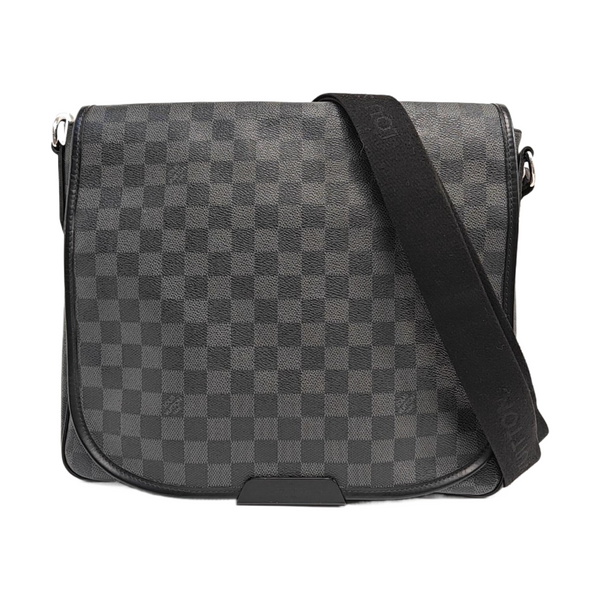 DANIEL Damier Graphite Coated Canvas Gray