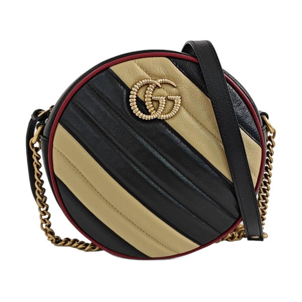 GG Marmont Mini Quilted Calfskin Multicolor