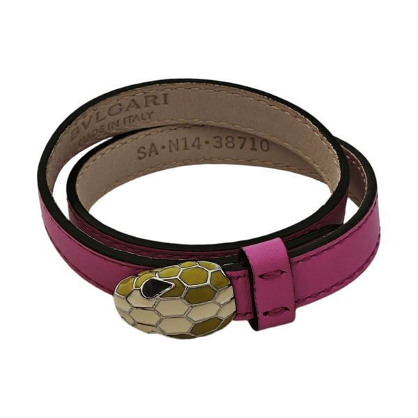 SERPENTI Brass Red Bracelet