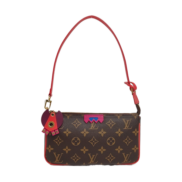 ACCESSOIRES Monogram Coated Canvas Brown