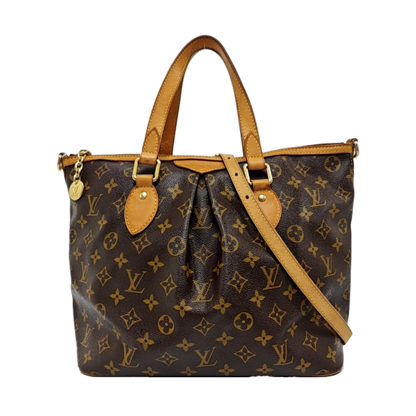 PALERMO PM Monogram Coated Canvas Brown