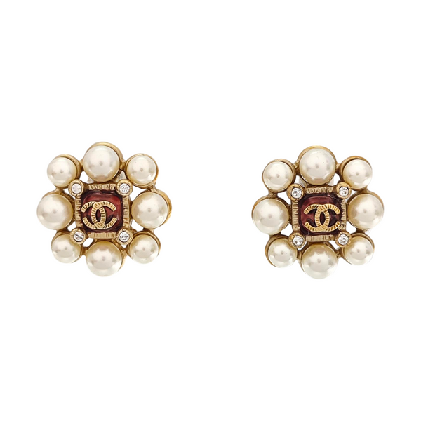 Metal Gold Stud Earrings
