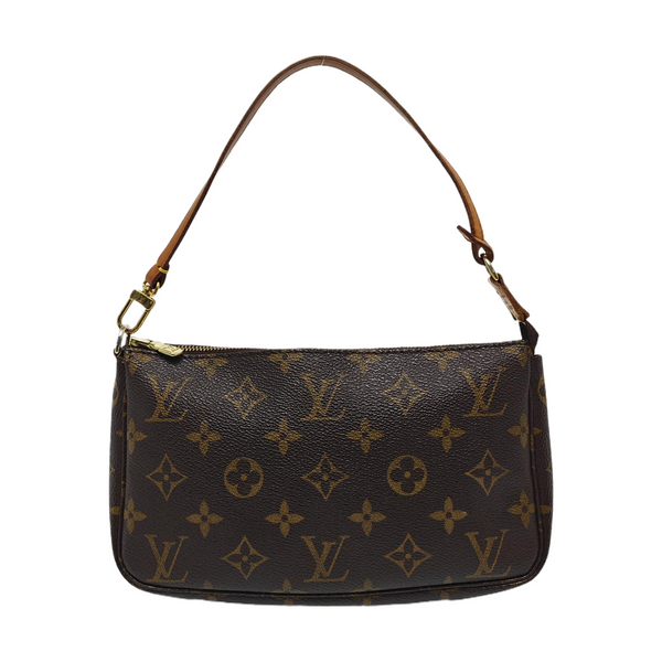 ACCESSOIRES Monogram Coated Canvas Brown