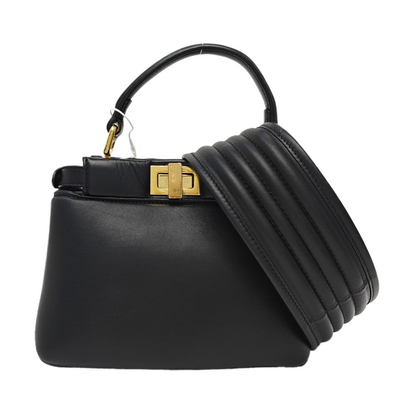 Peekaboo Extra Small Lambskin Black