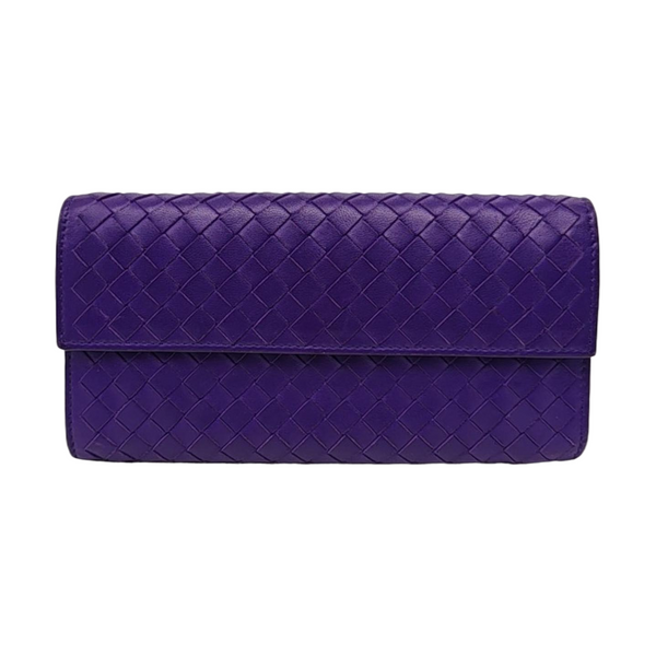 Lambskin Clutch Purple