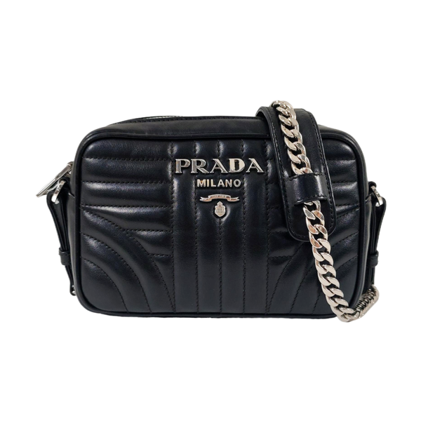 Diagramme Quilted Lambskin Black
