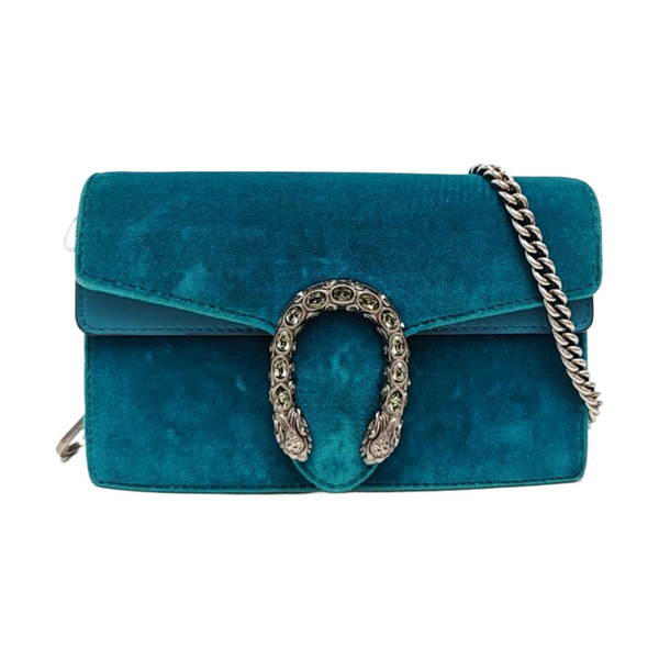 Dionysus Super Mini Velvet Green
