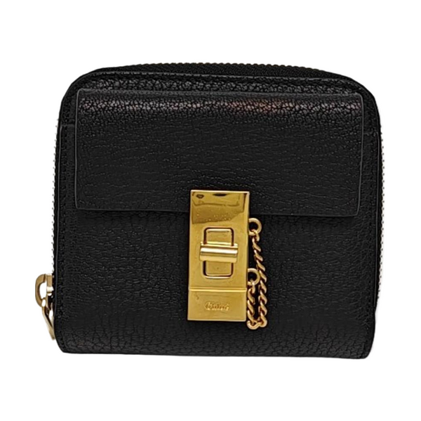 Authenticated pre-owned Drew Calfskin Black Wallet - Wallet at Looply
