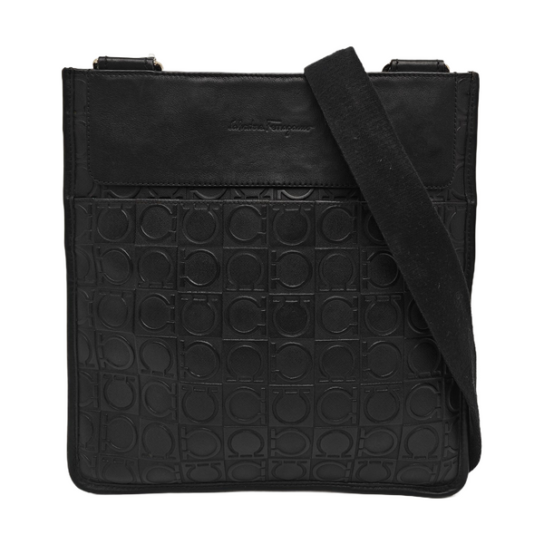 Calfskin Shoulder Bag Black