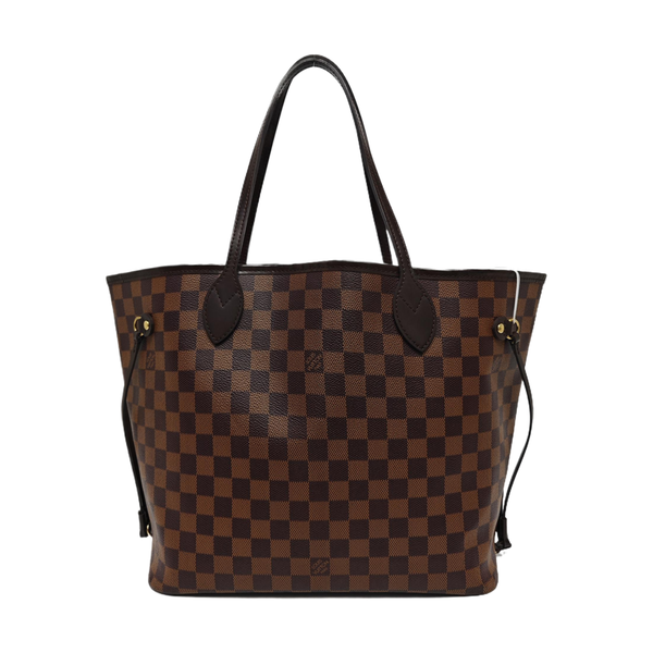 NEVERFULL MM Damier Ebene Coated Canvas Brown