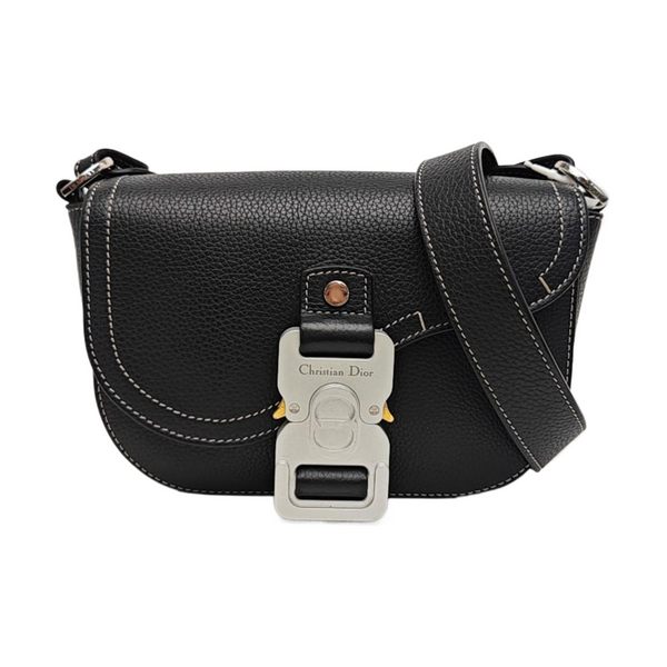 Saddle Mini Calfskin Black