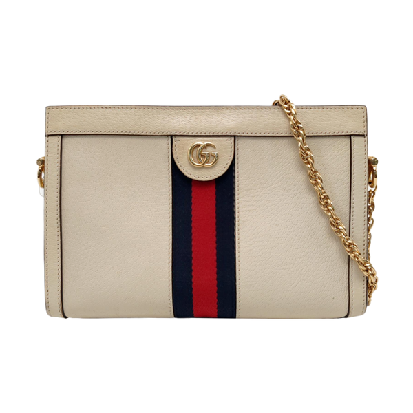 Ophidia Small Calfskin White