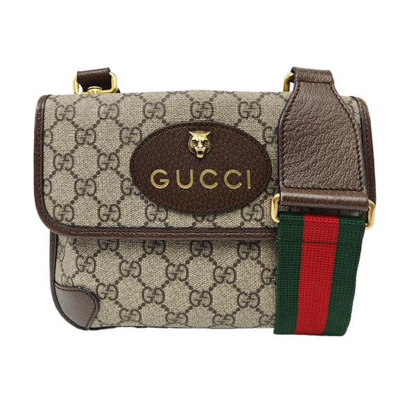 Neo Vintage Small Monogram Coated Canvas Beige