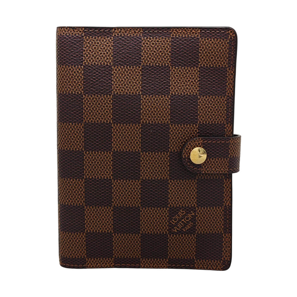 Coated Canvas Notebook Cover Brown