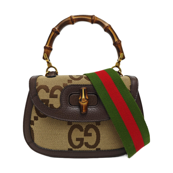 Bamboo 1947 Small Monogram Canvas Beige