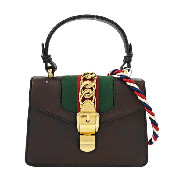 Sylvie Mini Calfskin Black