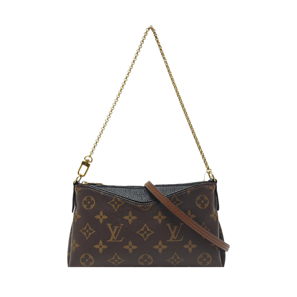 PALLAS BB Monogram Coated Canvas Brown