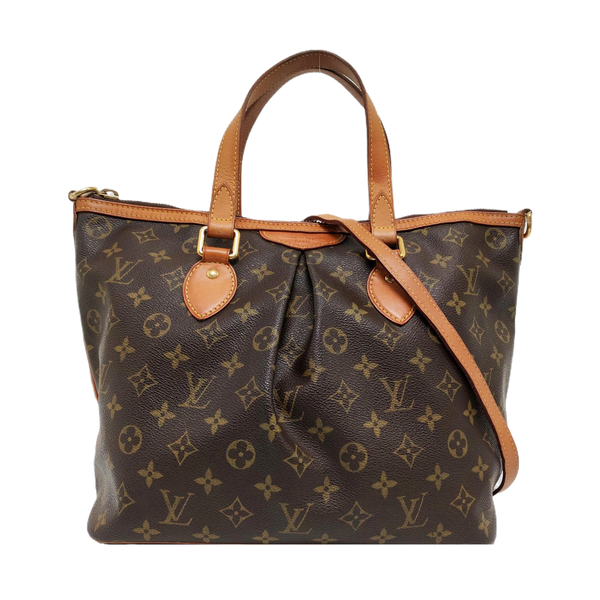 PALERMO PM Monogram Coated Canvas Brown