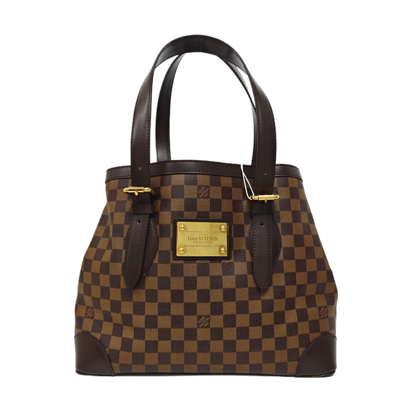 HAMPSTEAD MM Damier Ebene Coated Canvas Brown