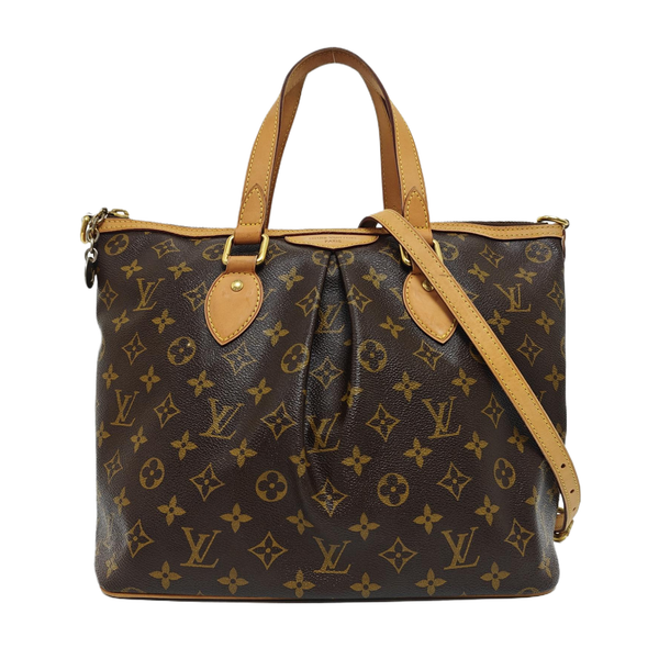 PALERMO PM Monogram Coated Canvas Brown
