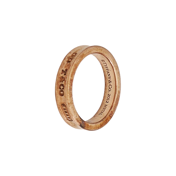 Anillo Tiffany 1837 de oro rosa de metal talla EU 49