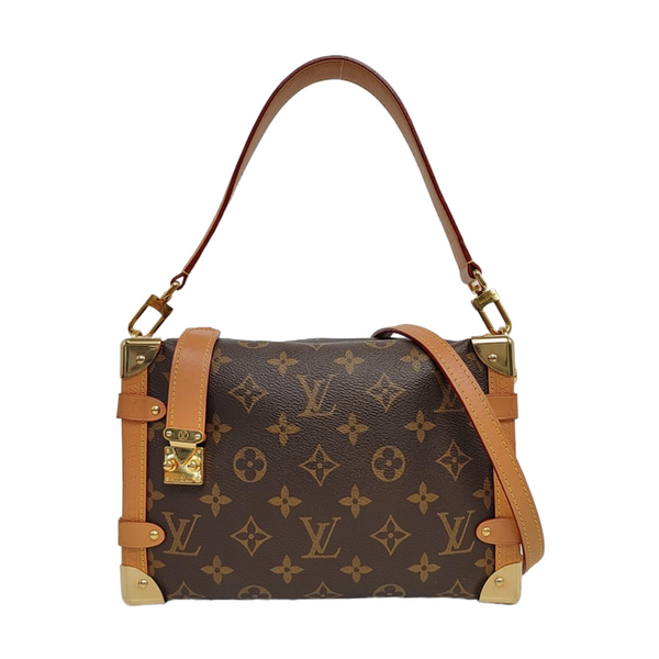 SIDE TRUNK MM Monogram Coated Canvas Brown