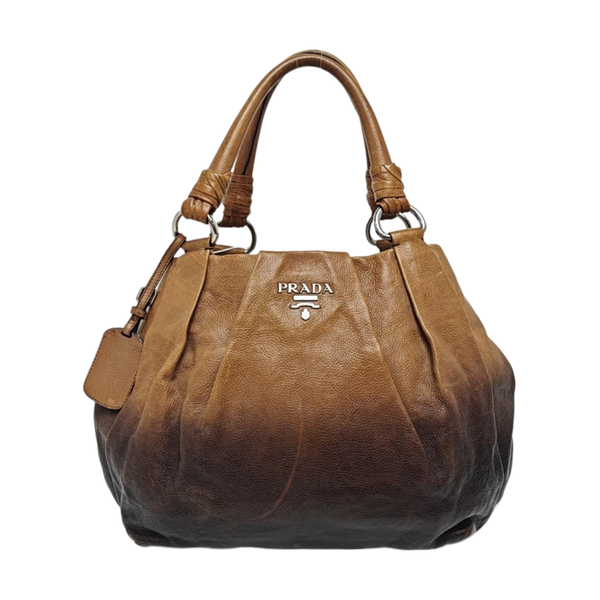 Calfskin Top Handle Bag Multicolor