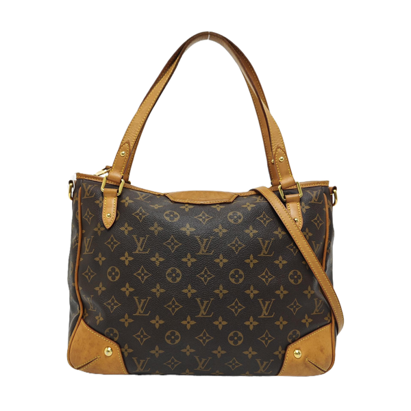 ESTRELA GM Monogram Coated Canvas Brown