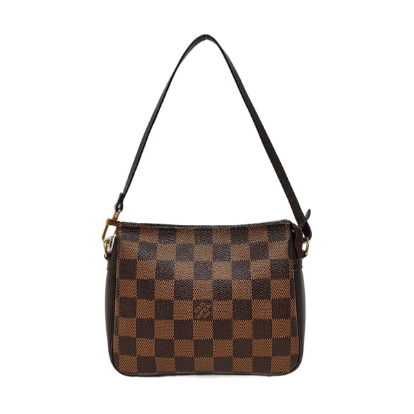 TROUSSE MAKE UP Damier Ebene Coated Canvas Brown