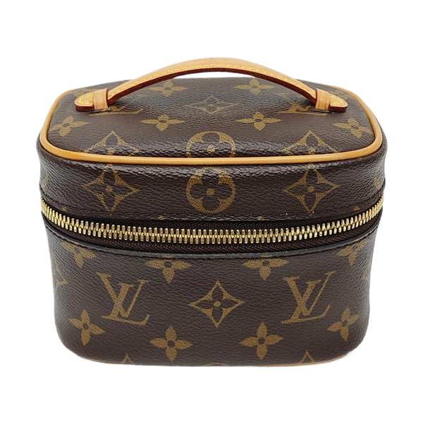 NICE Super Mini Monogram Coated Canvas Brown