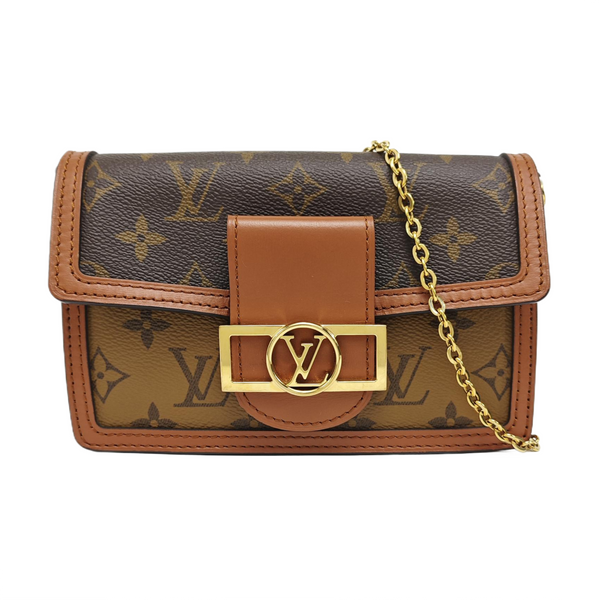 DAUPHINE WOC Monogram Coated Canvas Brown