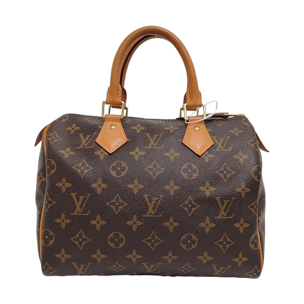 SPEEDY 25 Lona Monogram Revestida Marrón